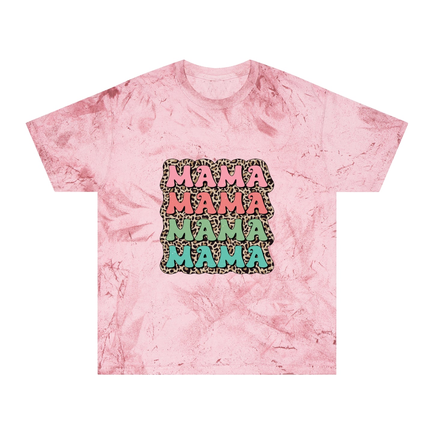 Color Blast Mama T-Shirt - Fun & Trendy Unisex Tee for Moms