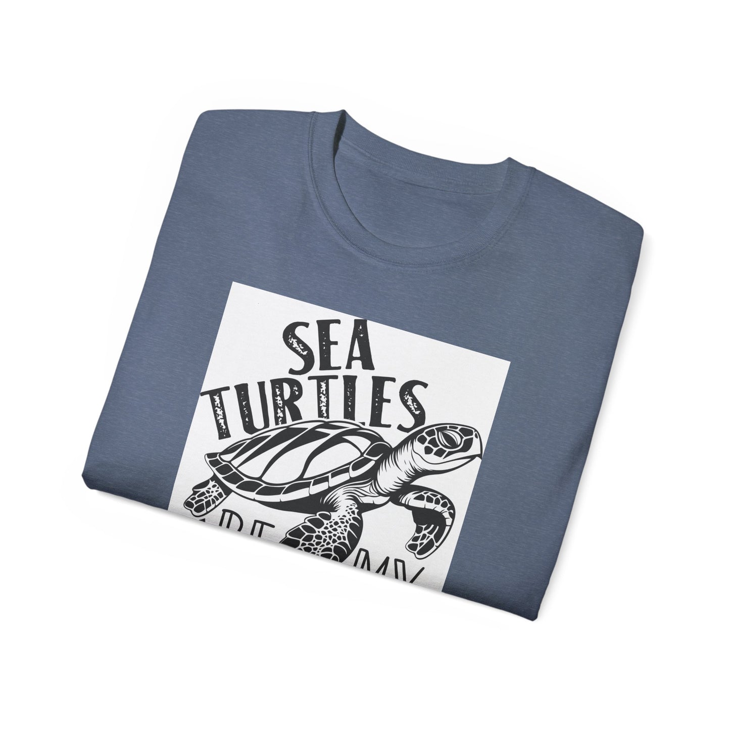 Sea Turtles Spirit Animal Unisex Ultra Cotton Tee - Eco-Friendly Nature Shirt