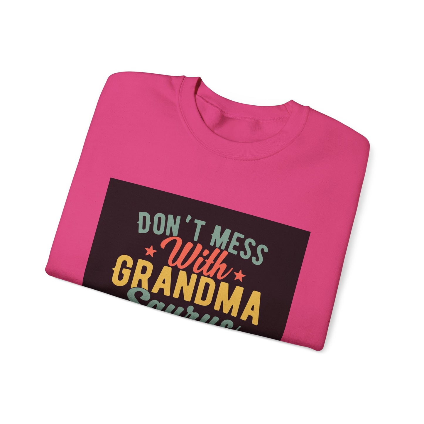 Funny Grandma Saurus Crewneck Sweatshirt