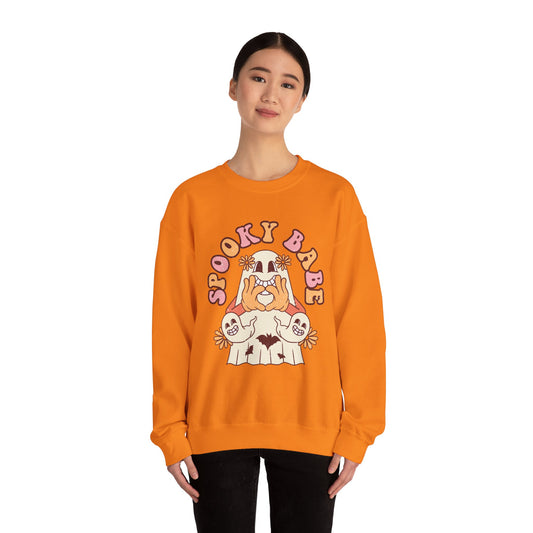Spooky Babe Crewneck Sweatshirt - Comfy Halloween Apparel, Unisex Gift, Fall Fashion, Cozy Sweater for All Occasions, Perfect for [...]