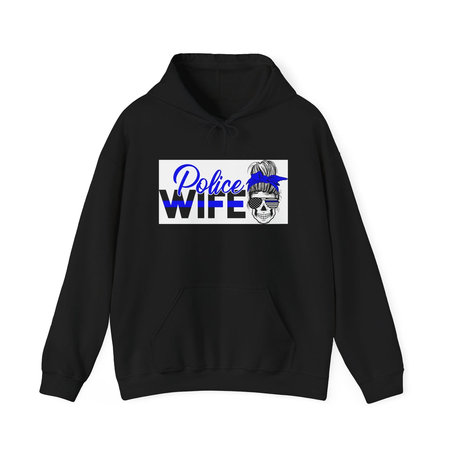 Police Wife Hooded Sweatshirt - Unisex Heavy Blend™