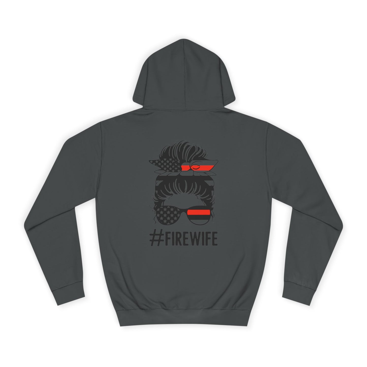 Firefighter Wife Unisex College Hoodie – Stylish Comfort for Celebrating Love & Dedication