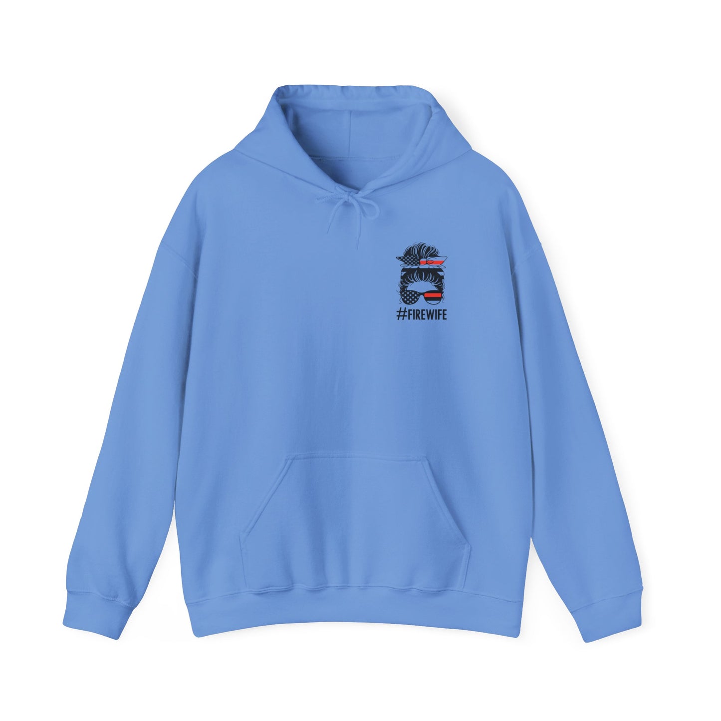 Firefighter Wife Hooded Sweatshirt – Cozy Apparel for Proud Partners