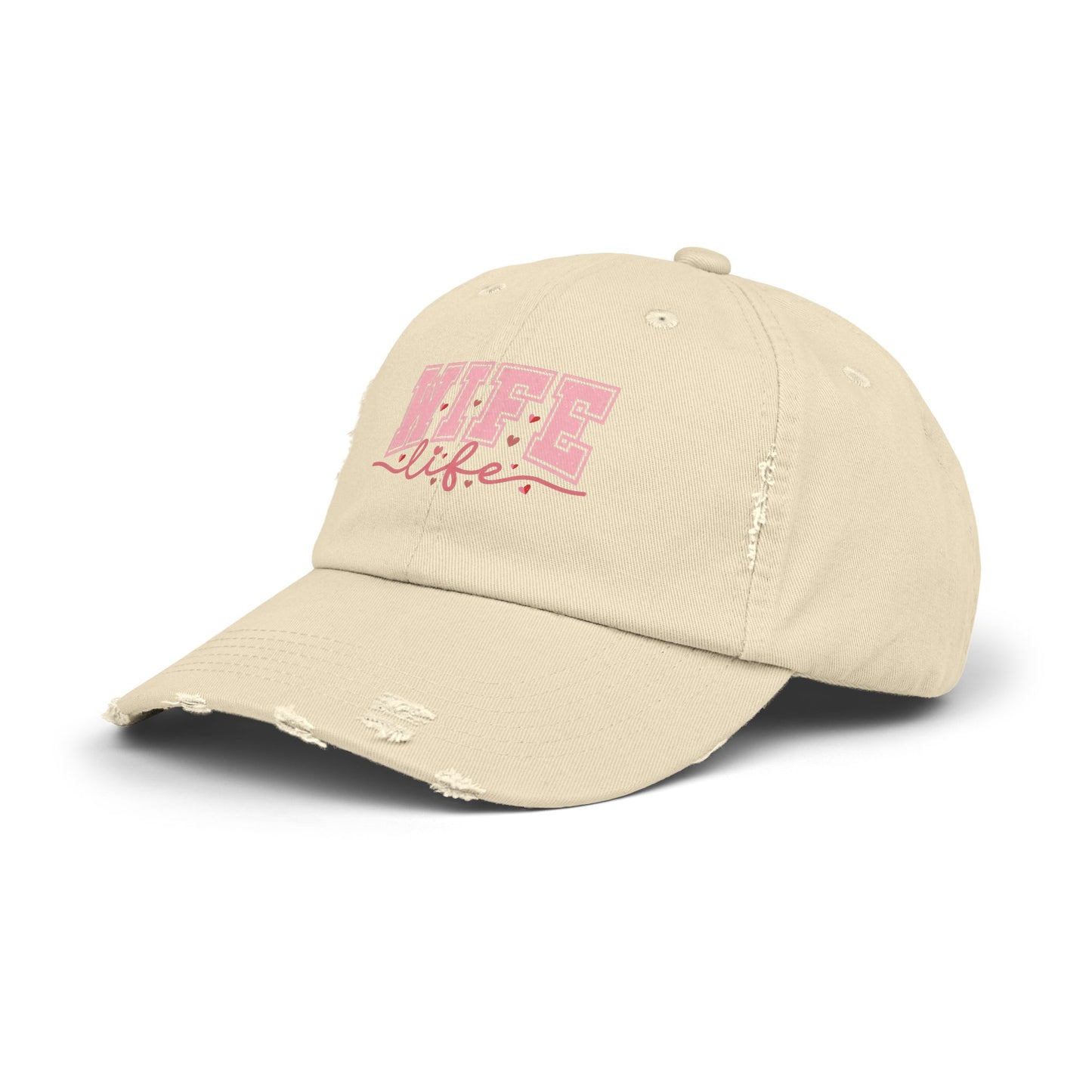 Distressed 'WIFE LIFE' Cap - Perfect Gift for Wives and Moms