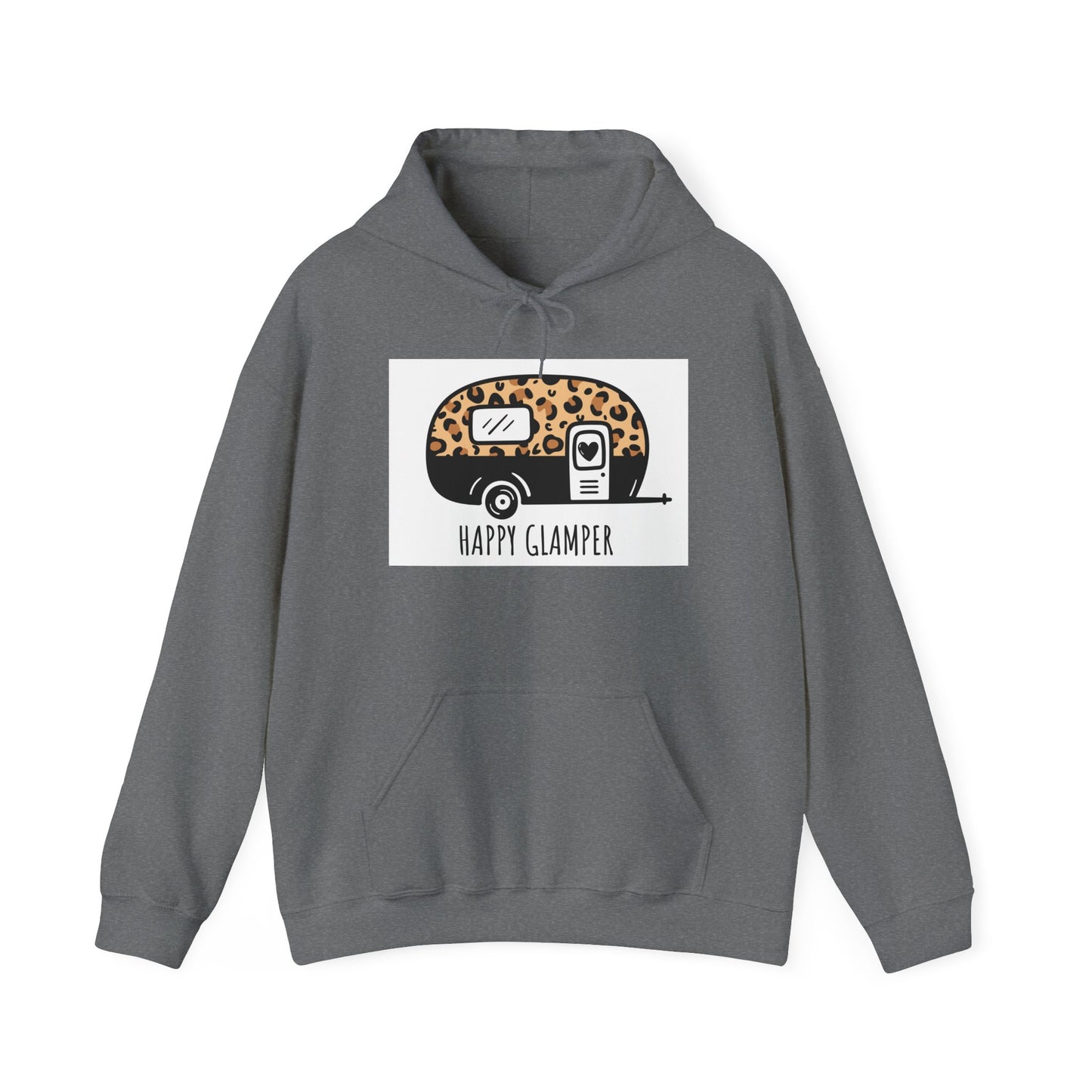 Happy Glamper Unisex Heavy Blend™ Hoodie - Cozy Camping Sweatshirt