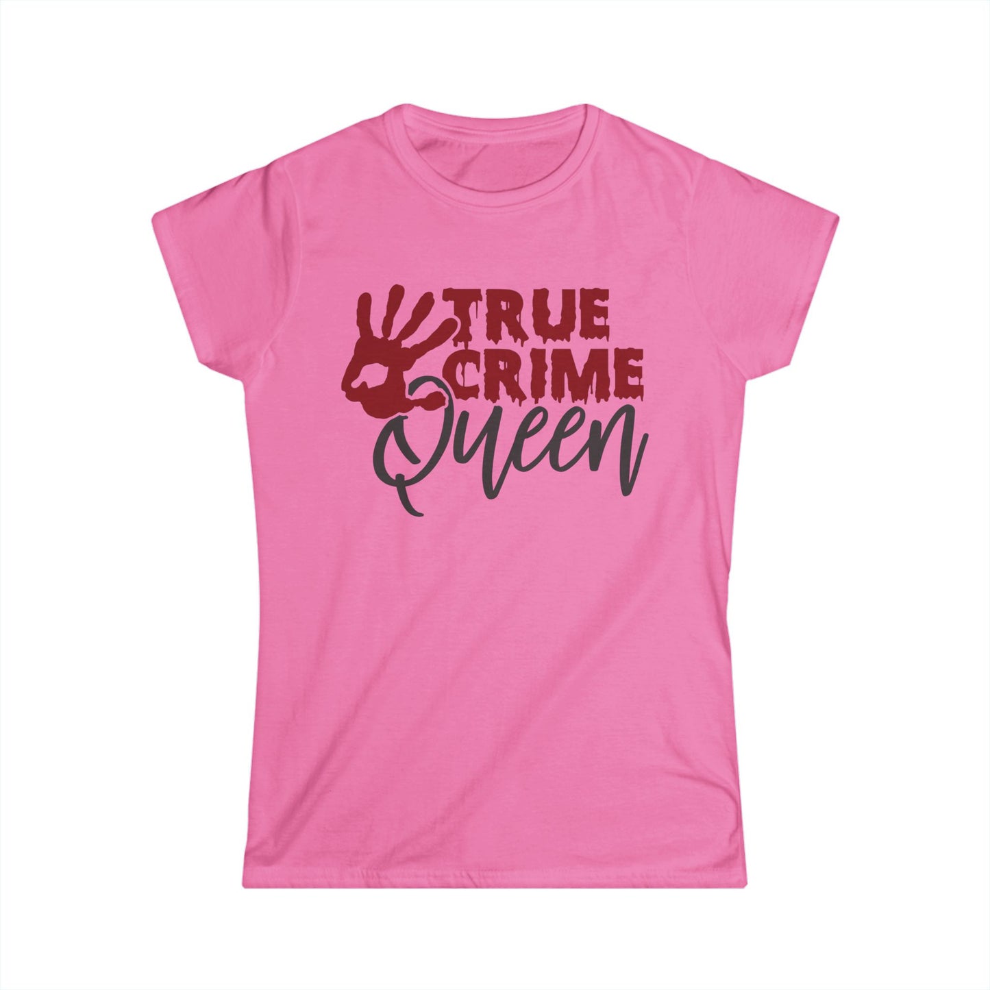 True Crime Queen Women's Tee - Perfect for True Crime Fans, Gifts, Casual Wear, Birthday, Halloween
