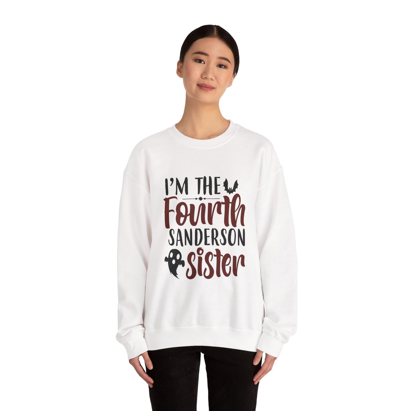 Spooky Sister Sweatshirt, Cozy Halloween Crewneck, Sanderson Sisters Gift, Unisex Fall Fashion, Cute Family Sweatshirt