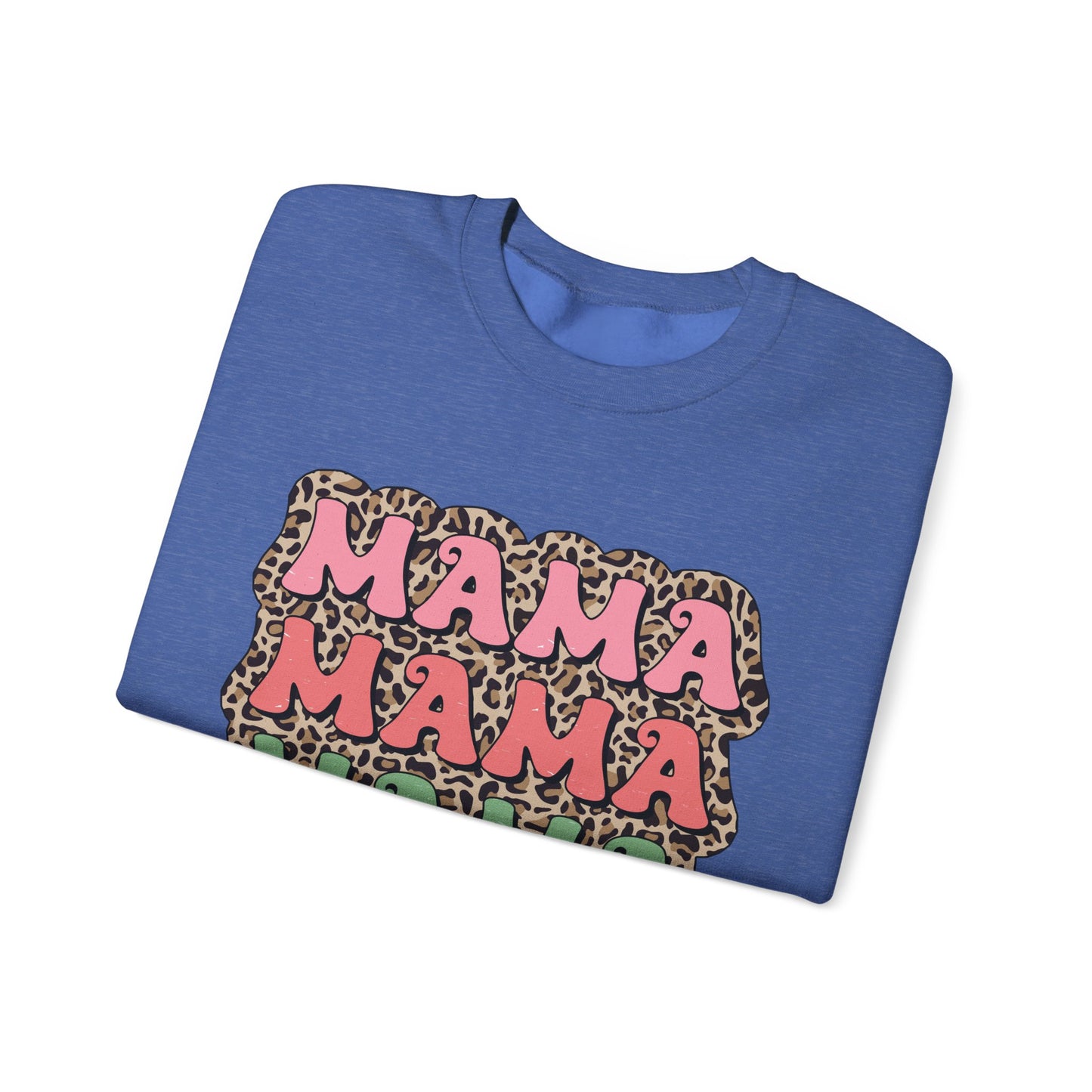 Mama Graphic Crewneck Sweatshirt - Stylish and Cozy for Moms