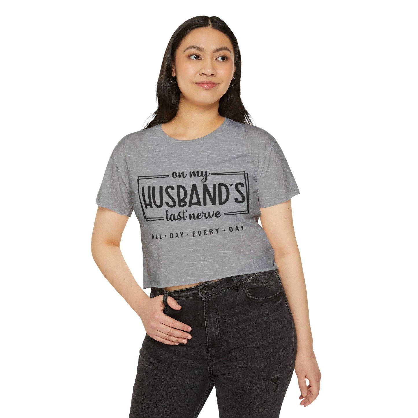 Funny Women's Crop Top, Festival Wear, Gift for Her, Women's Humor Tee, Casual Summer Shirt, Birthday Gift, Mother's Day