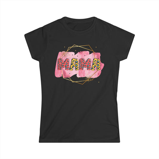 Mama Graphic Women's Softstyle Tee - Casual Comfort for Moms