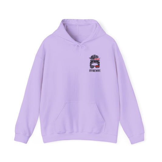 Firefighter Wife Hooded Sweatshirt – Cozy Apparel for Proud Partners