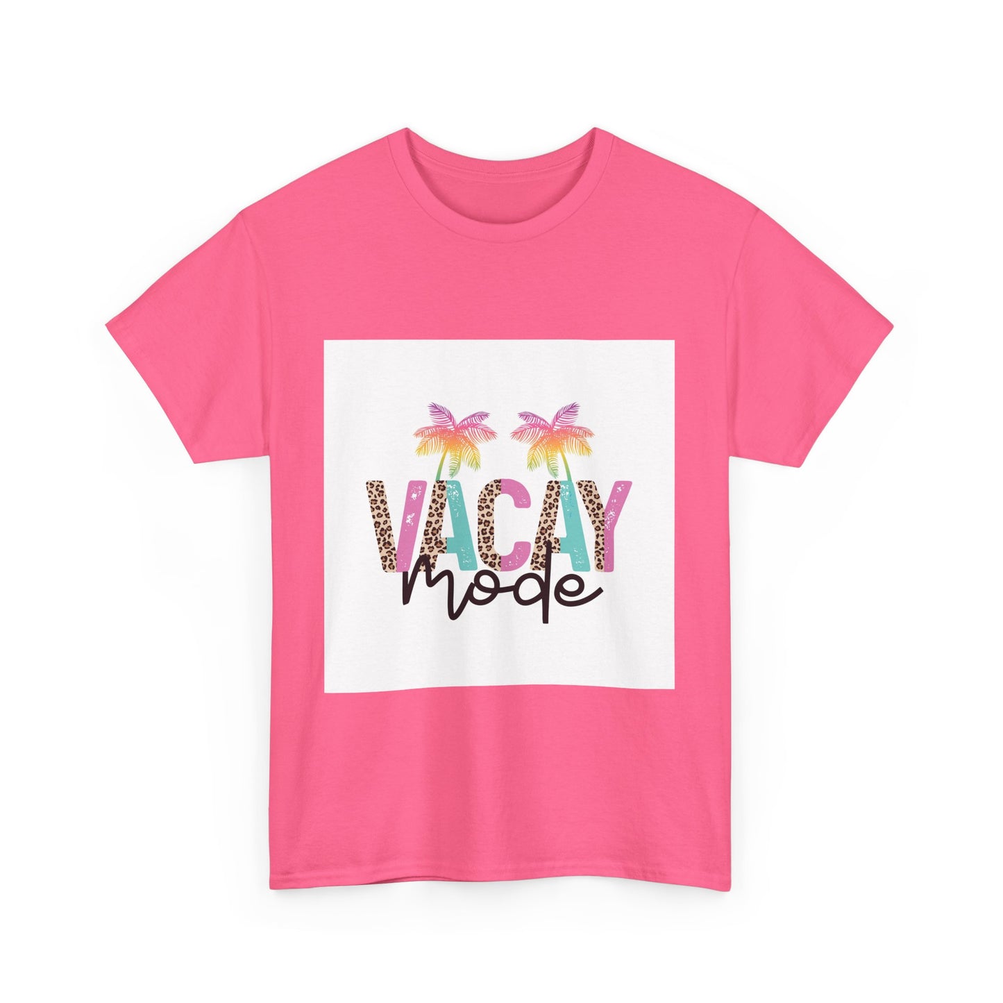 Vacay Mode Unisex Heavy Cotton Tee - Summer Vibes Tee for Travel Enthusiasts