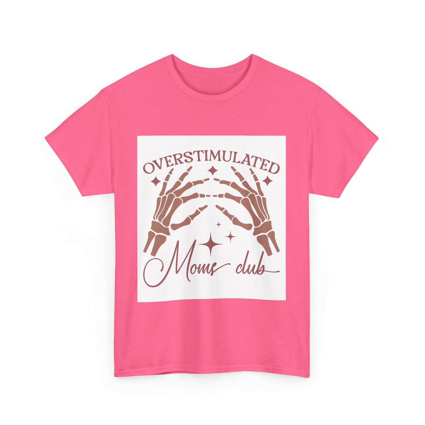 Overstimulated Moms Club Unisex Heavy Cotton Tee