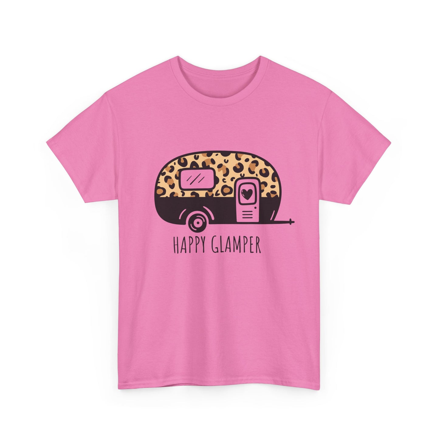 Happy Glamper Unisex Heavy Cotton Tee - Perfect for Camping Lovers