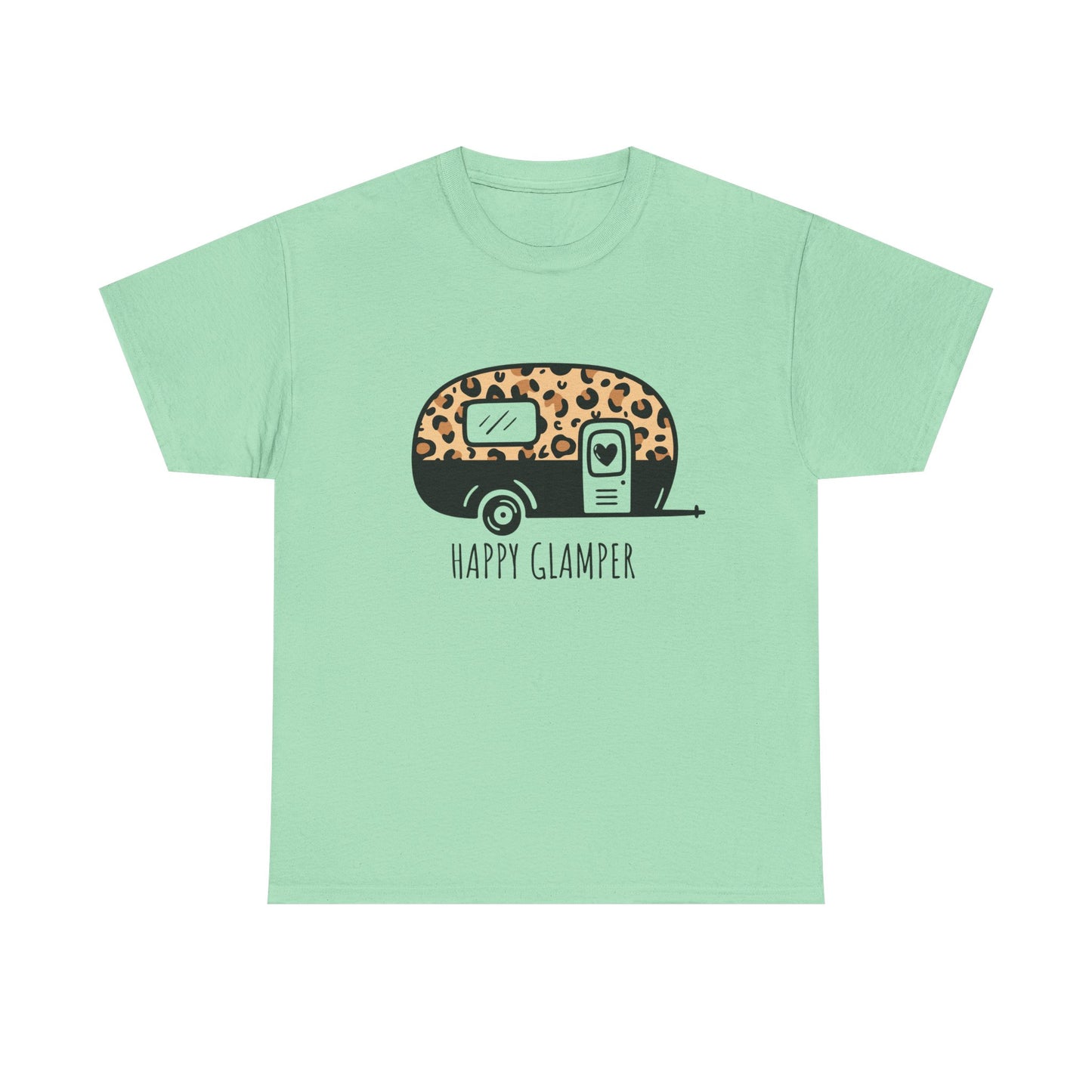 Happy Glamper Unisex Heavy Cotton Tee - Perfect for Camping Lovers