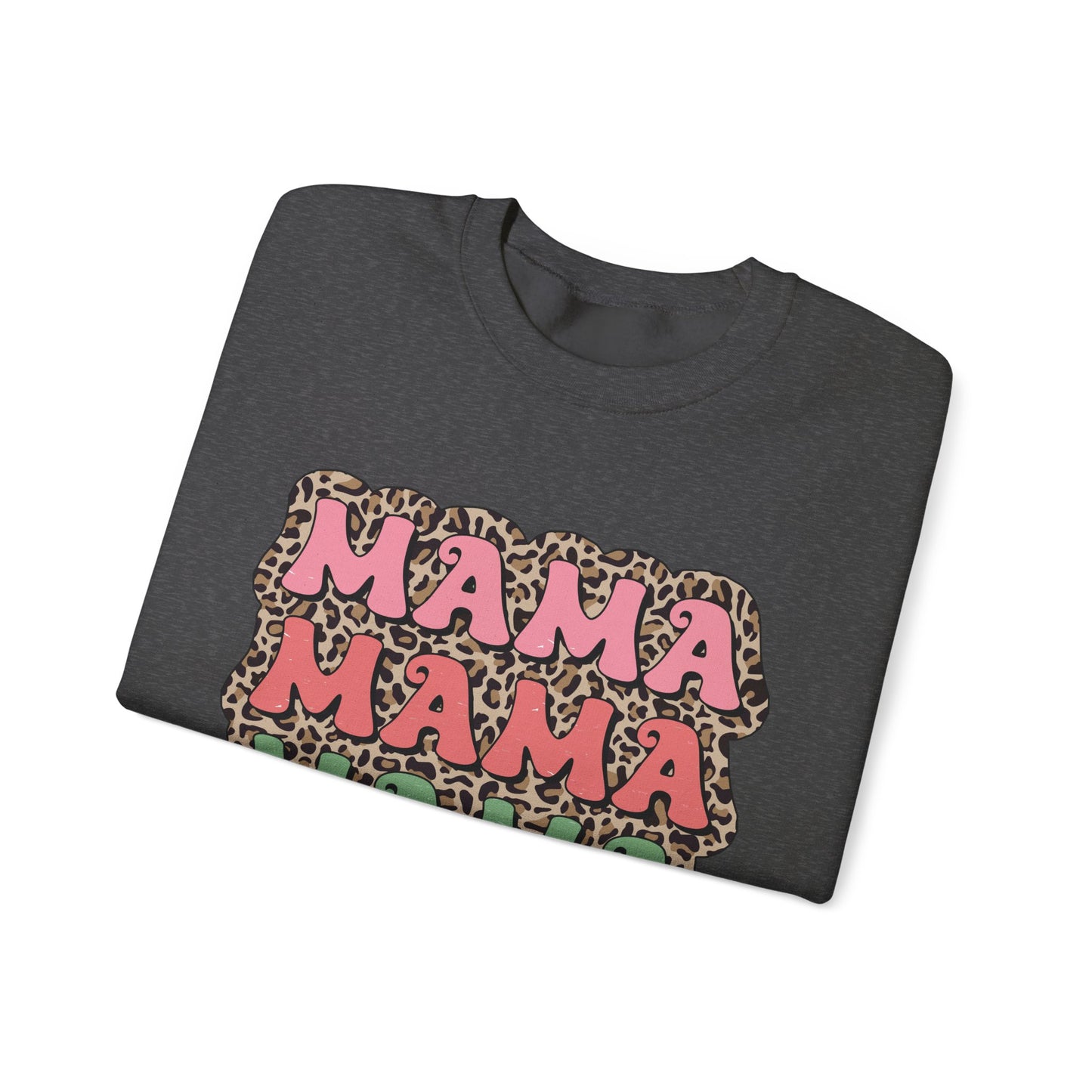 Mama Graphic Crewneck Sweatshirt - Stylish and Cozy for Moms