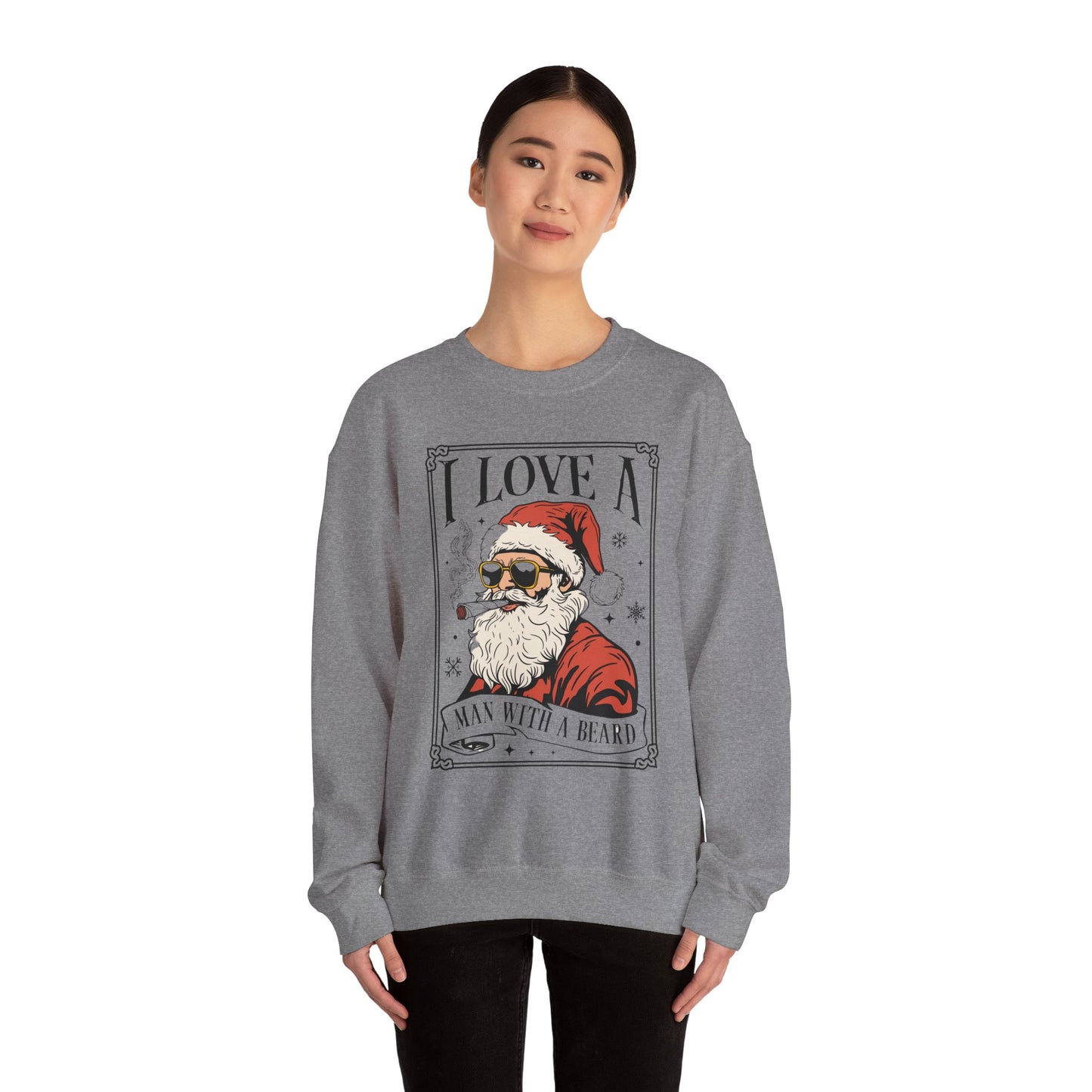 Sweatshirt - Cozy Holiday Crewneck, Christmas Gift, Unisex Pullover, Santa Vibes, Festive Apparel, Christmas, gift for her