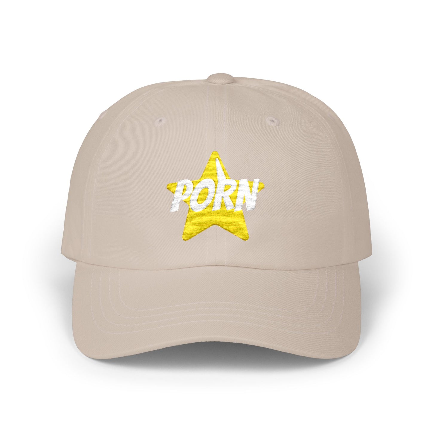 Playful Dad Cap with 'PORN' Design - Trendy Unisex Hat for Casual Wear, Great Gift for Him, Perfect for Summer Events, Festivals, funny hat, statement hat, gifts for her