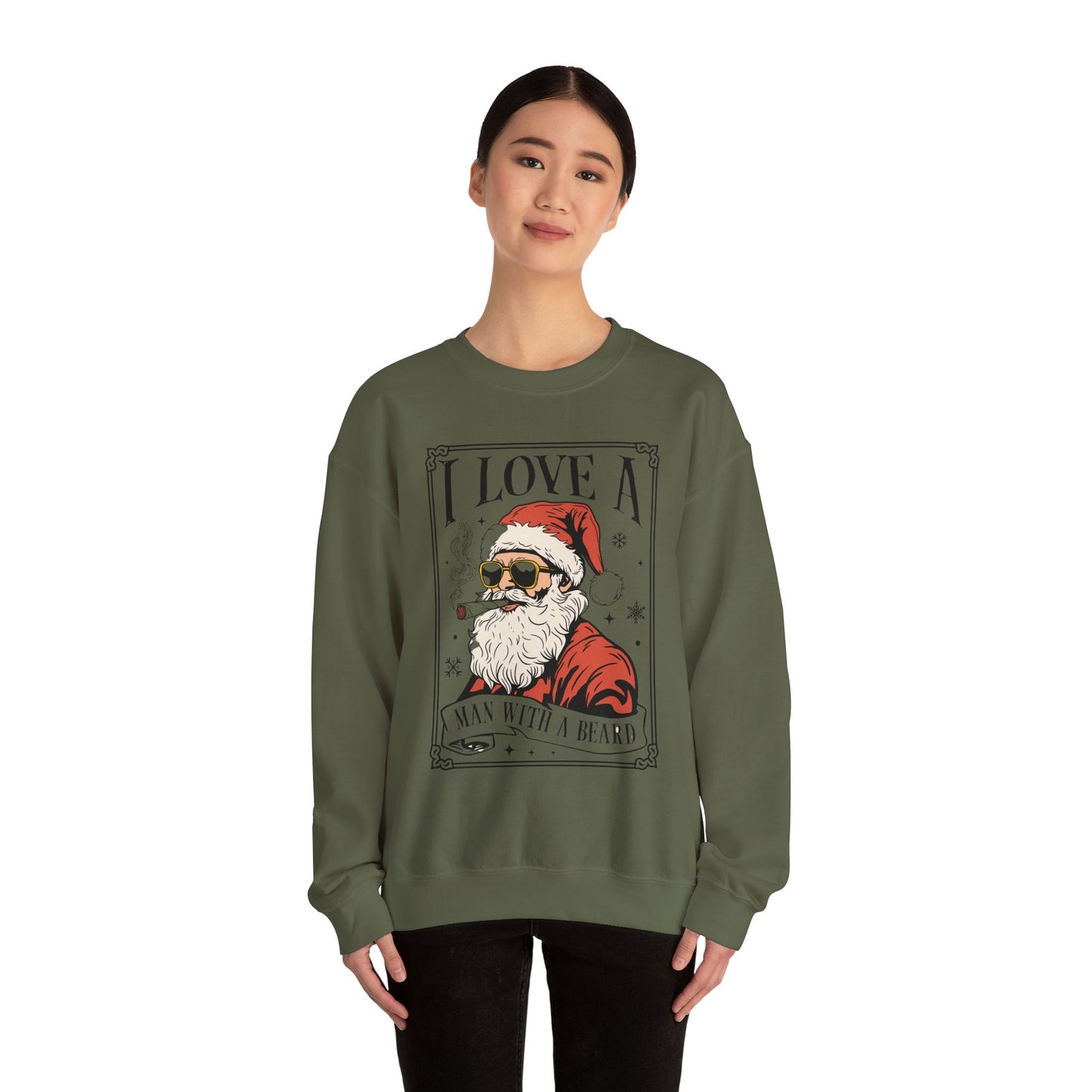 Sweatshirt - Cozy Holiday Crewneck, Christmas Gift, Unisex Pullover, Santa Vibes, Festive Apparel, Christmas, gift for her