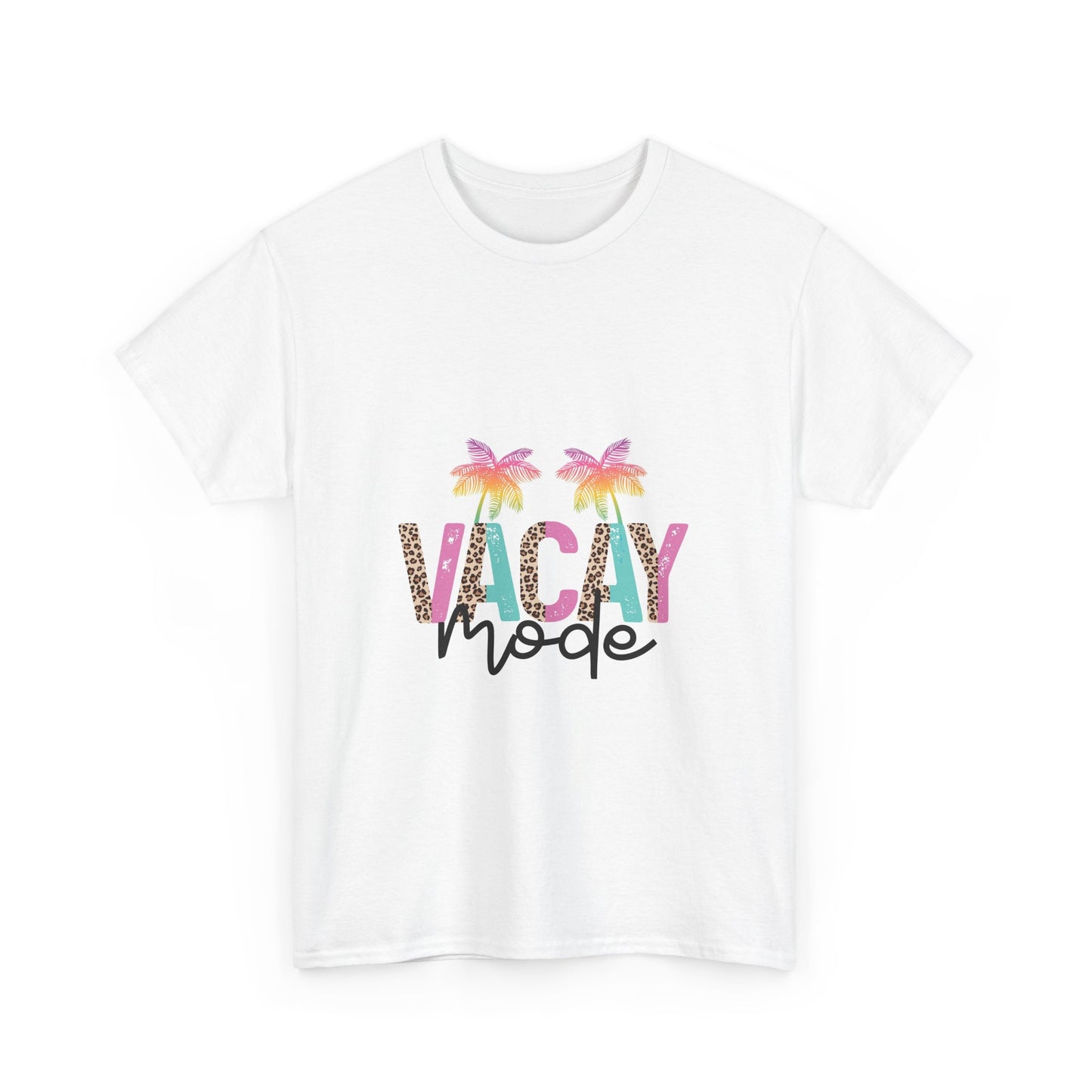 Vacay Mode Unisex Heavy Cotton Tee - Summer Vibes Tee for Travel Enthusiasts