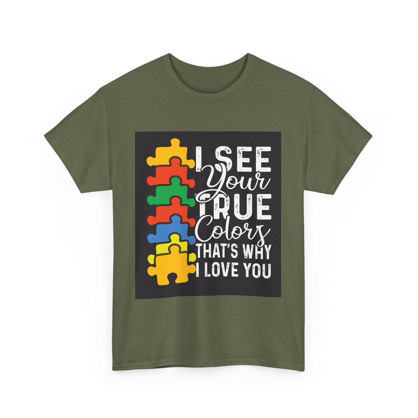 I See Your True Colors Unisex Heavy Cotton Tee