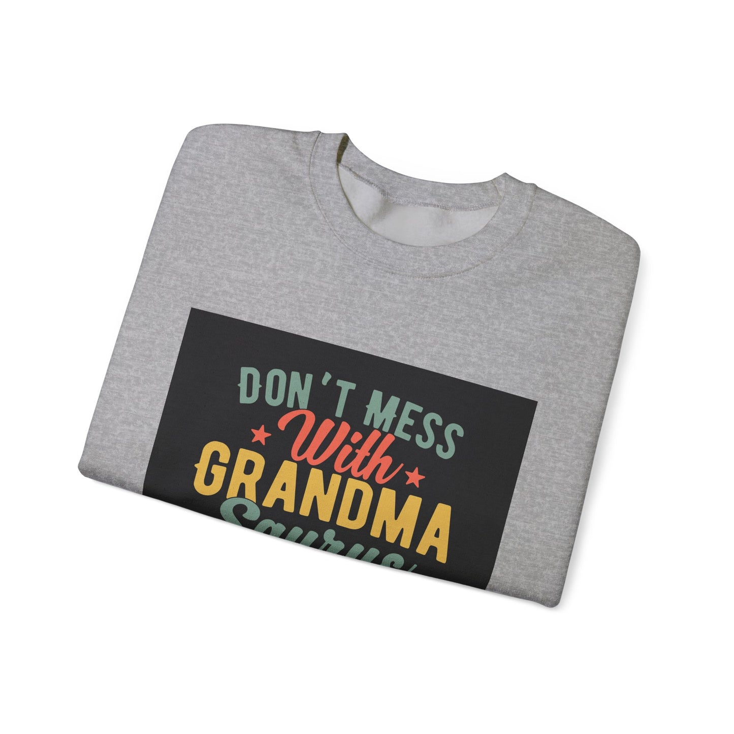 Funny Grandma Saurus Crewneck Sweatshirt