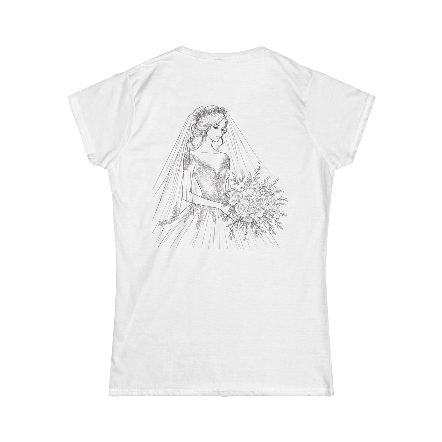 Bride-to-Be Women's Softstyle Tee - Perfect for Weddings & Bridal Showers