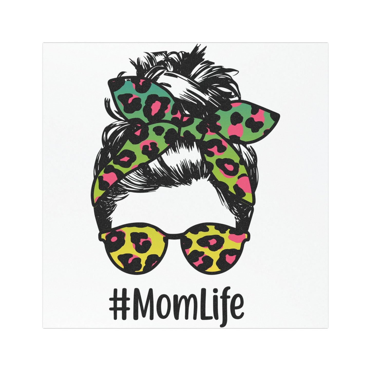 #MomLife Car Magnet - Stylish Mom Decor for Vehicles