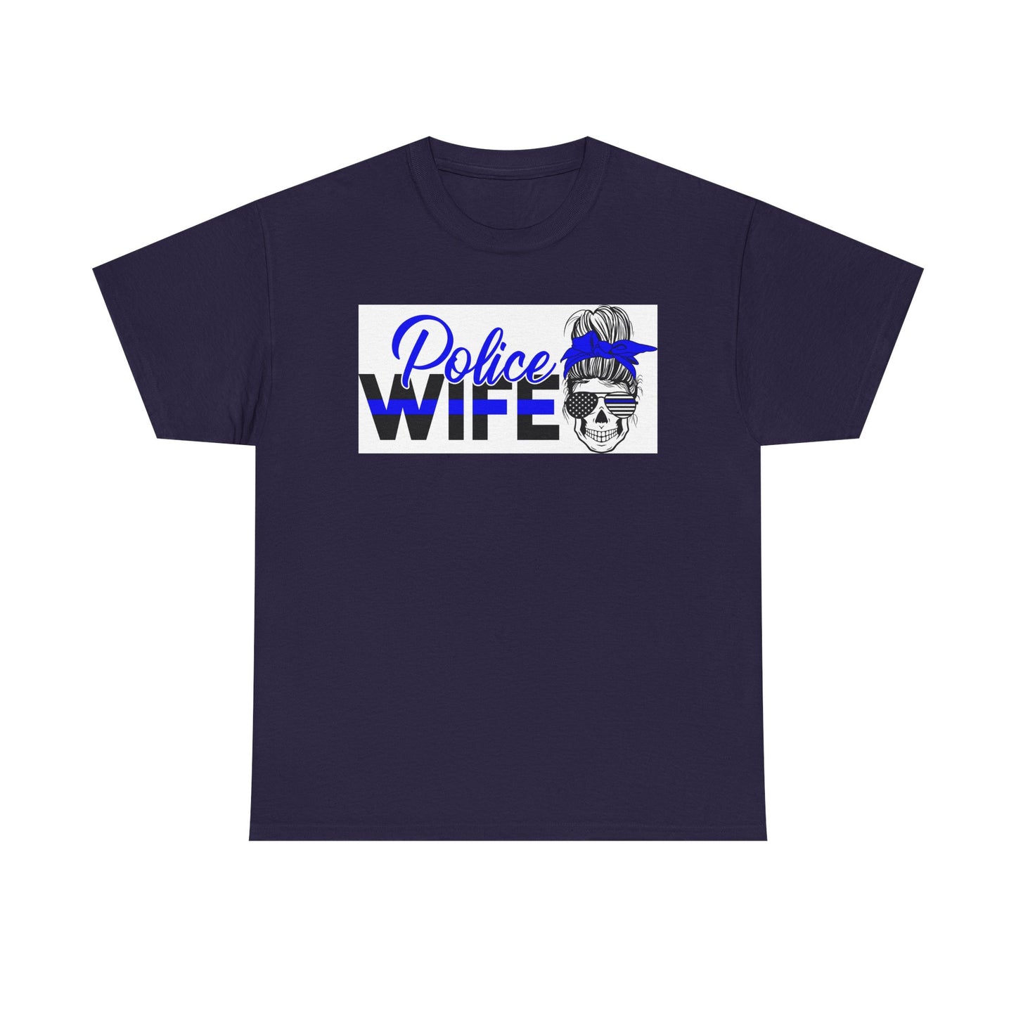 Police Wife Unisex Heavy Cotton Tee - Support Your Local Hero