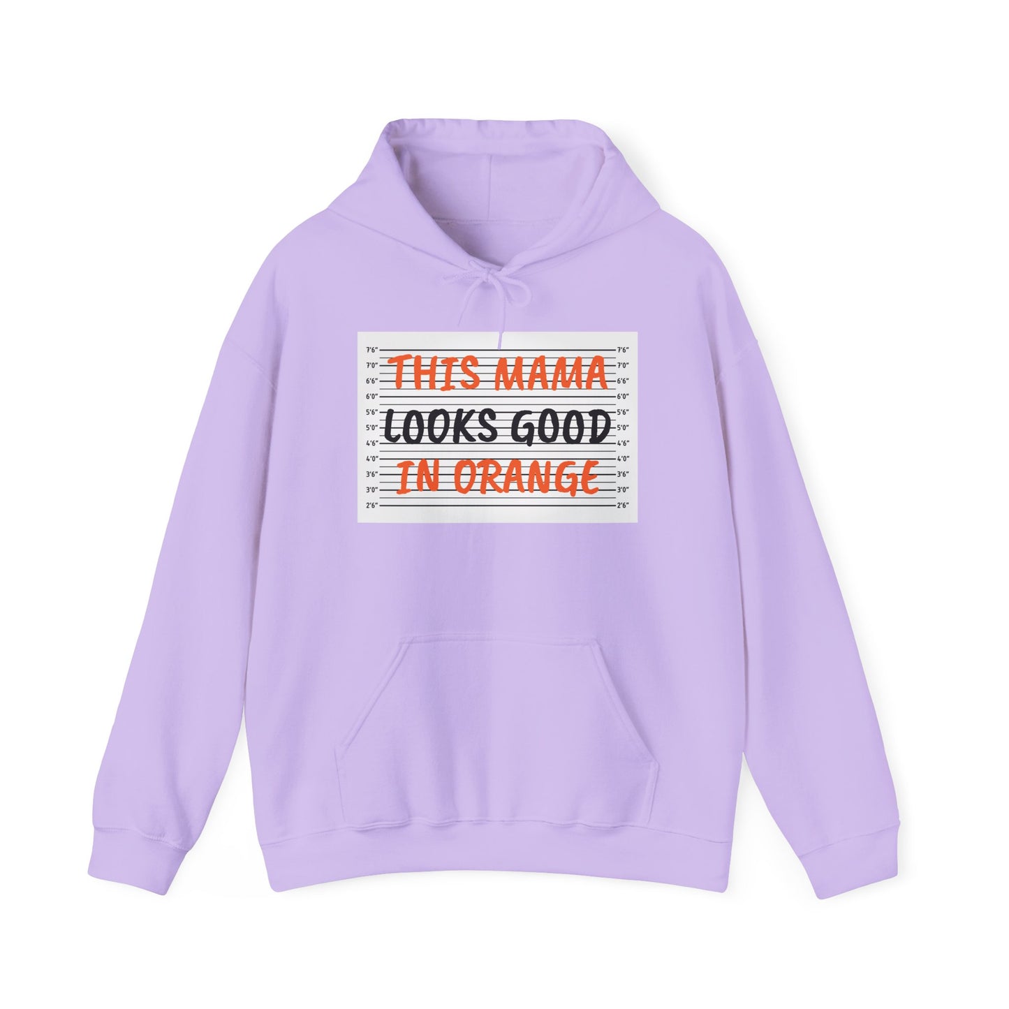 This Mama Looks Good in Orange Unisex Hooded Sweatshirt