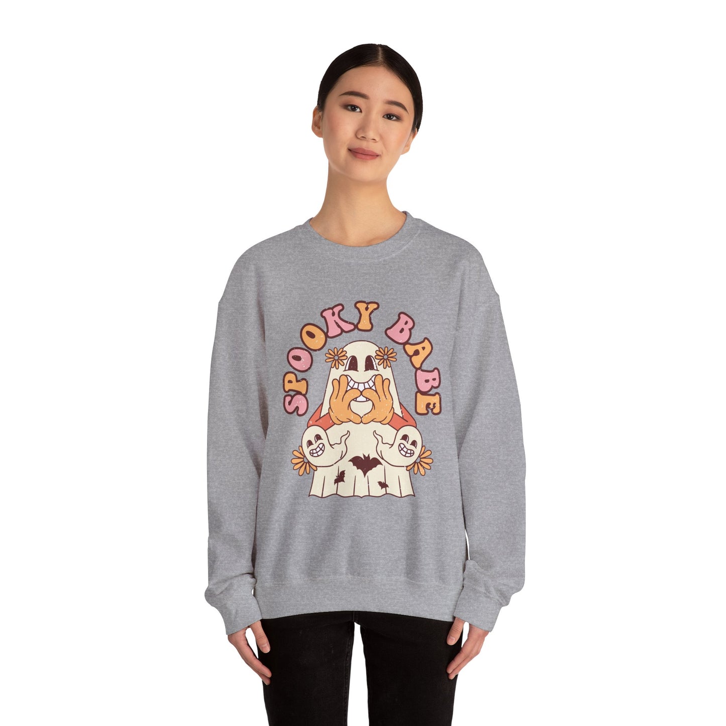 Spooky Babe Crewneck Sweatshirt - Comfy Halloween Apparel, Unisex Gift, Fall Fashion, Cozy Sweater for All Occasions, Perfect for [...]