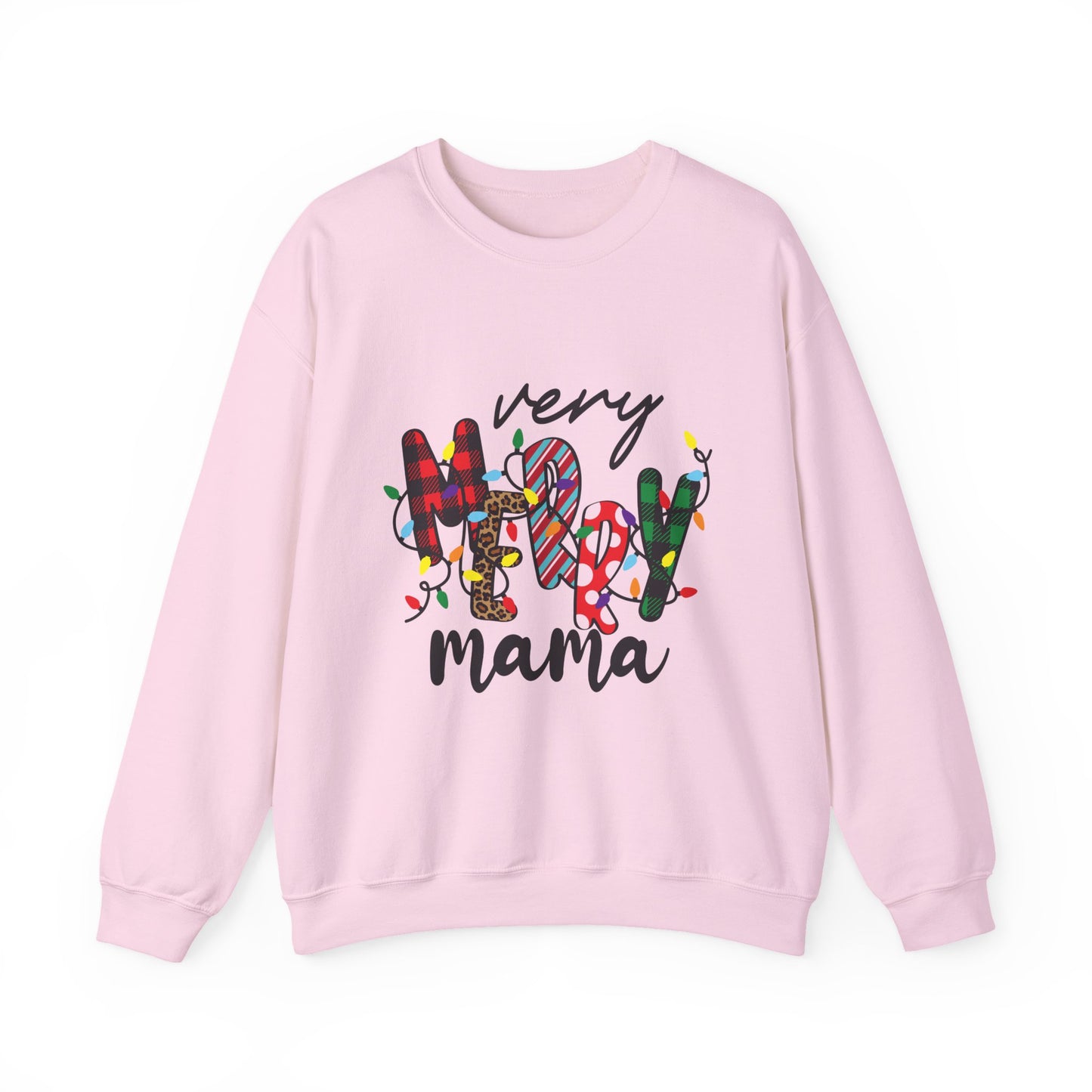 Very Merry Mama Sweatshirt | Christmas Mom Holiday Crewneck