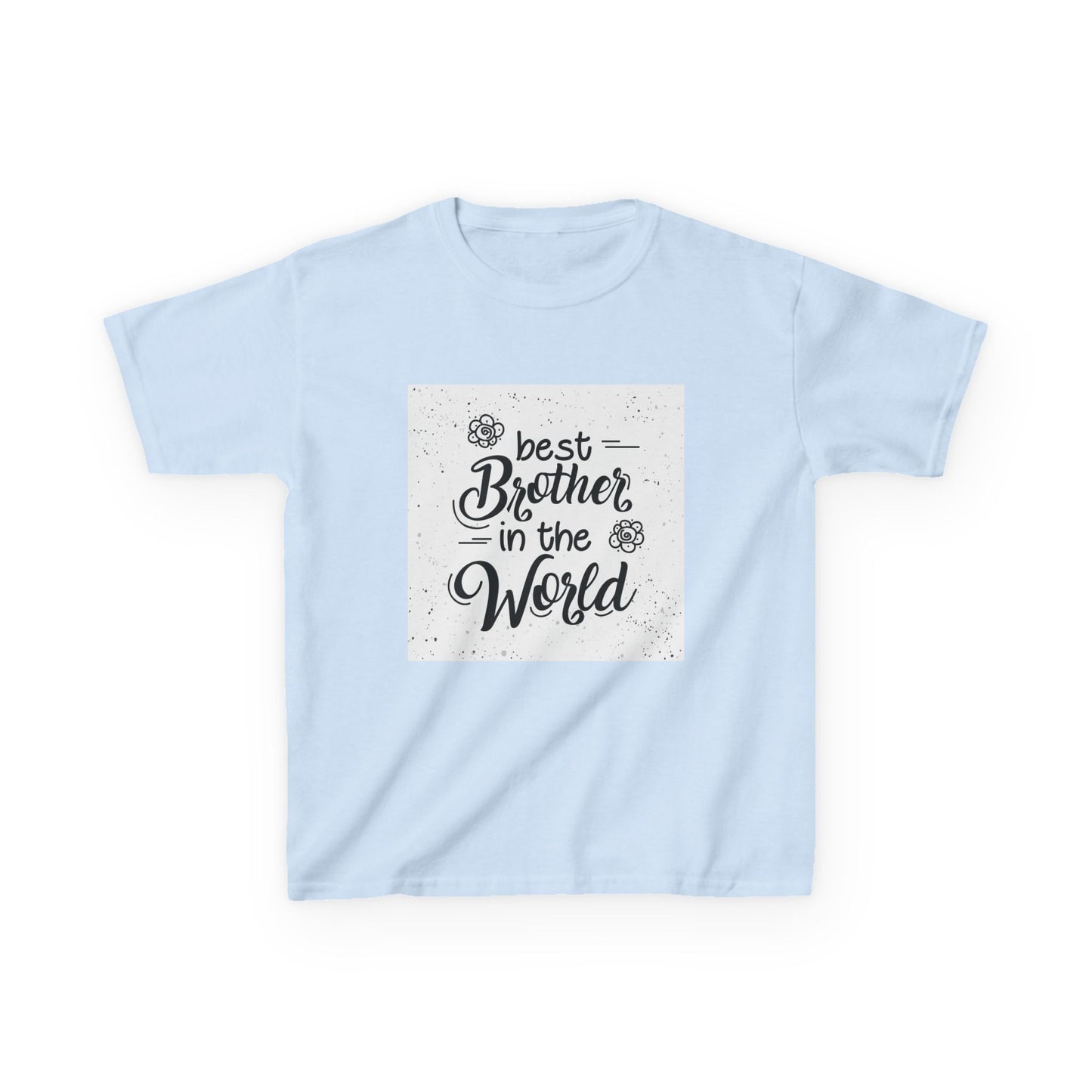 Best Brother Heavy Cotton Kids Tee - Perfect Gift for Siblings