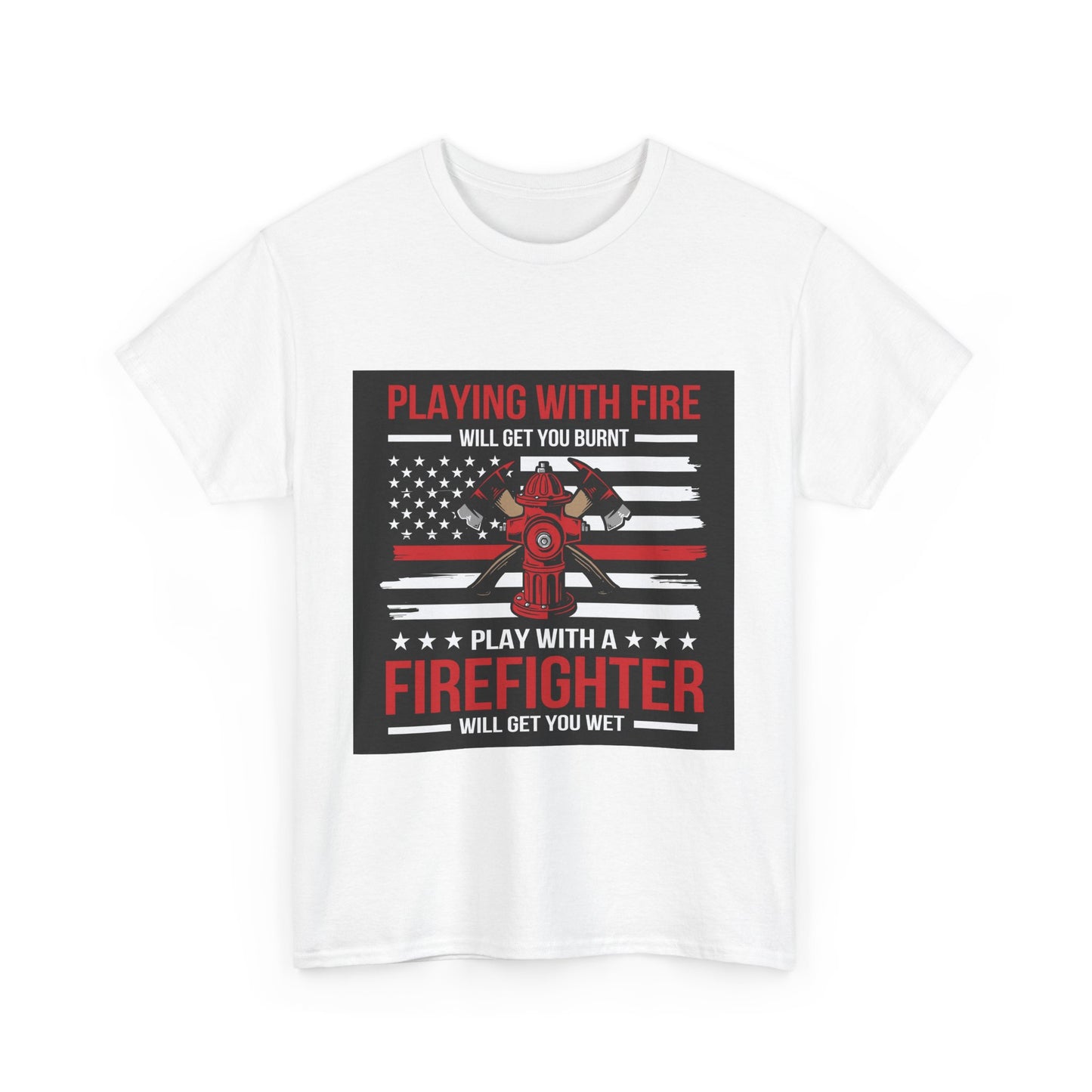 Firefighter Humor Unisex Heavy Cotton Tee | Perfect Gift for Firefighters