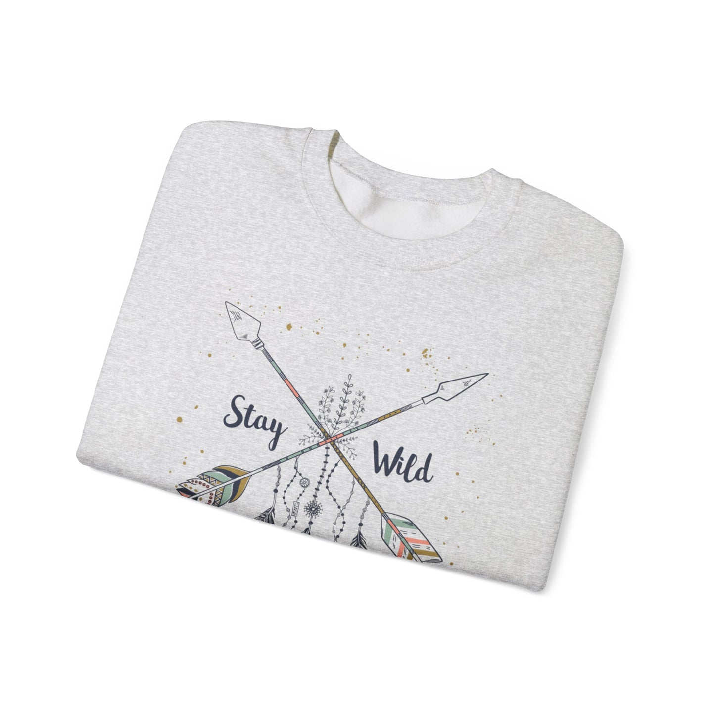 Unisex Crewneck Sweatshirt - Stay Wild Design