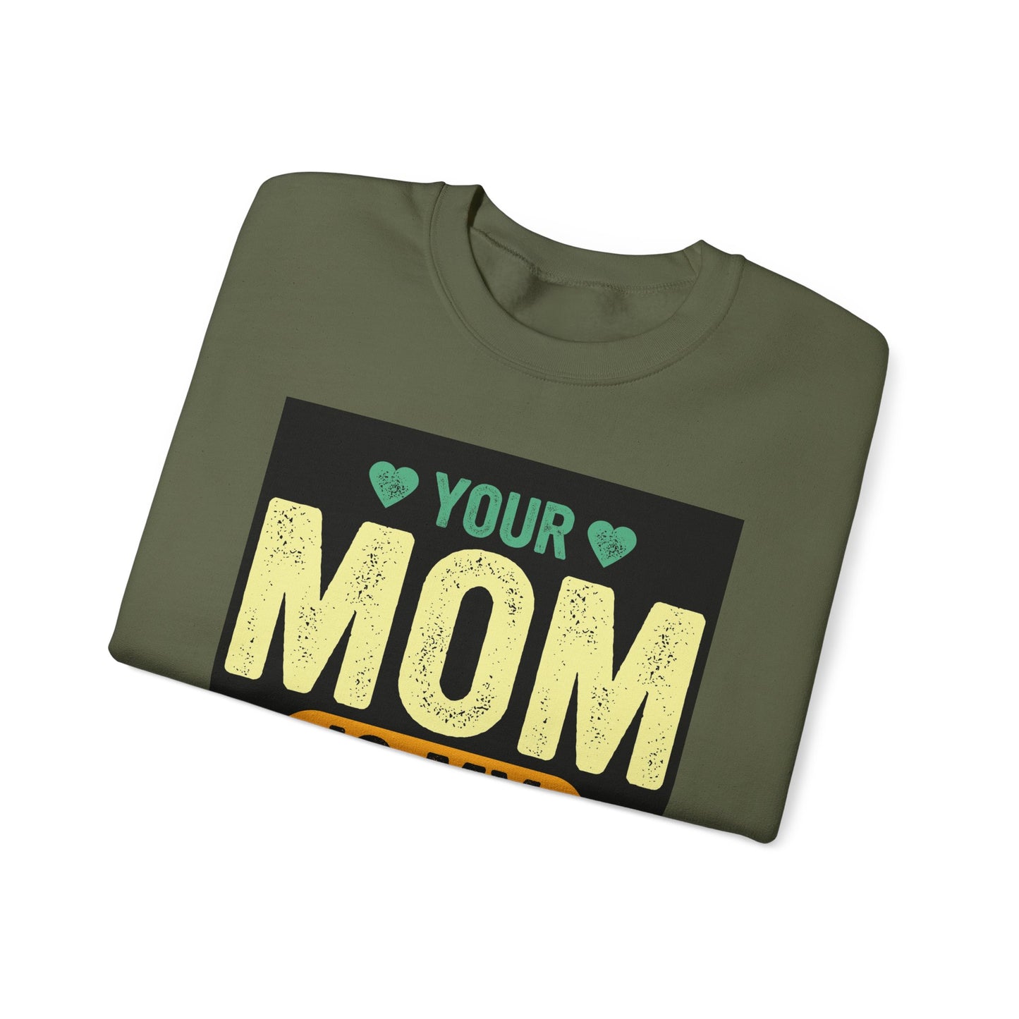 Your Mom Is My Cardio Sweatshirt - Fun Unisex Heavy Blend™ Crewneck for Fitness Enthusiasts