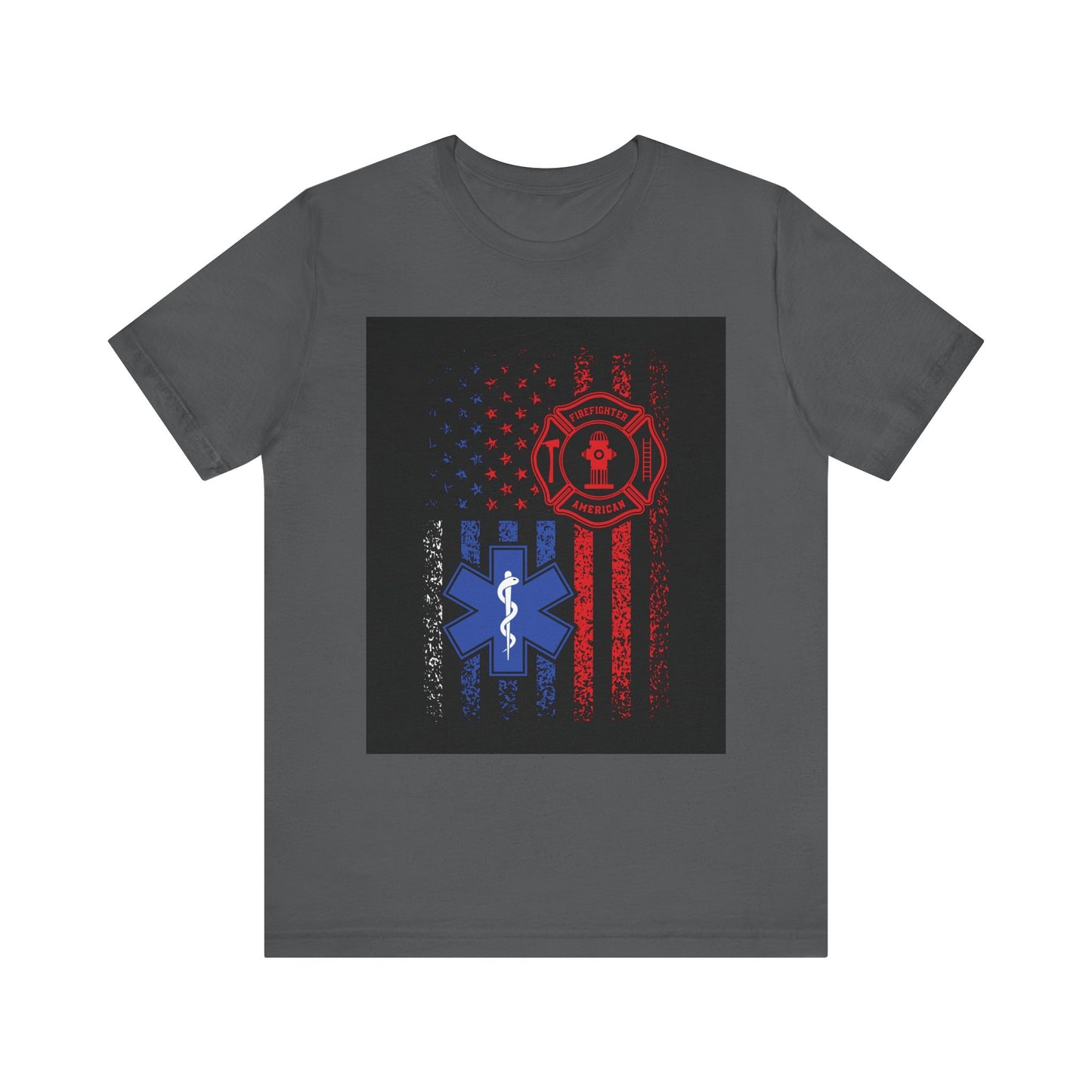 Patriotic First Responder Tee - Support Firefighters & EMTs