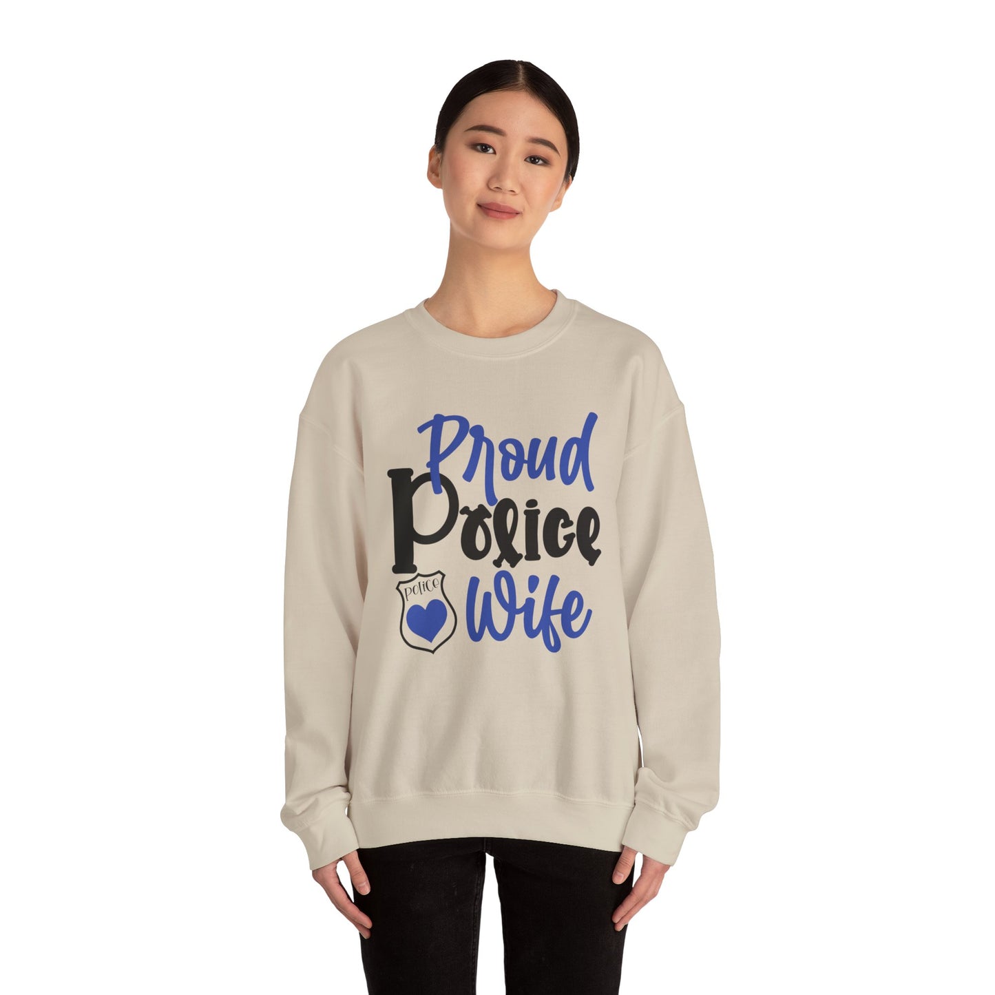 Proud Police Wife Sweatshirt | Unisex Heavy Blend Crewneck | Perfect Gift for Police Families, Law Enforcement Support, Cozy Everyday [...]