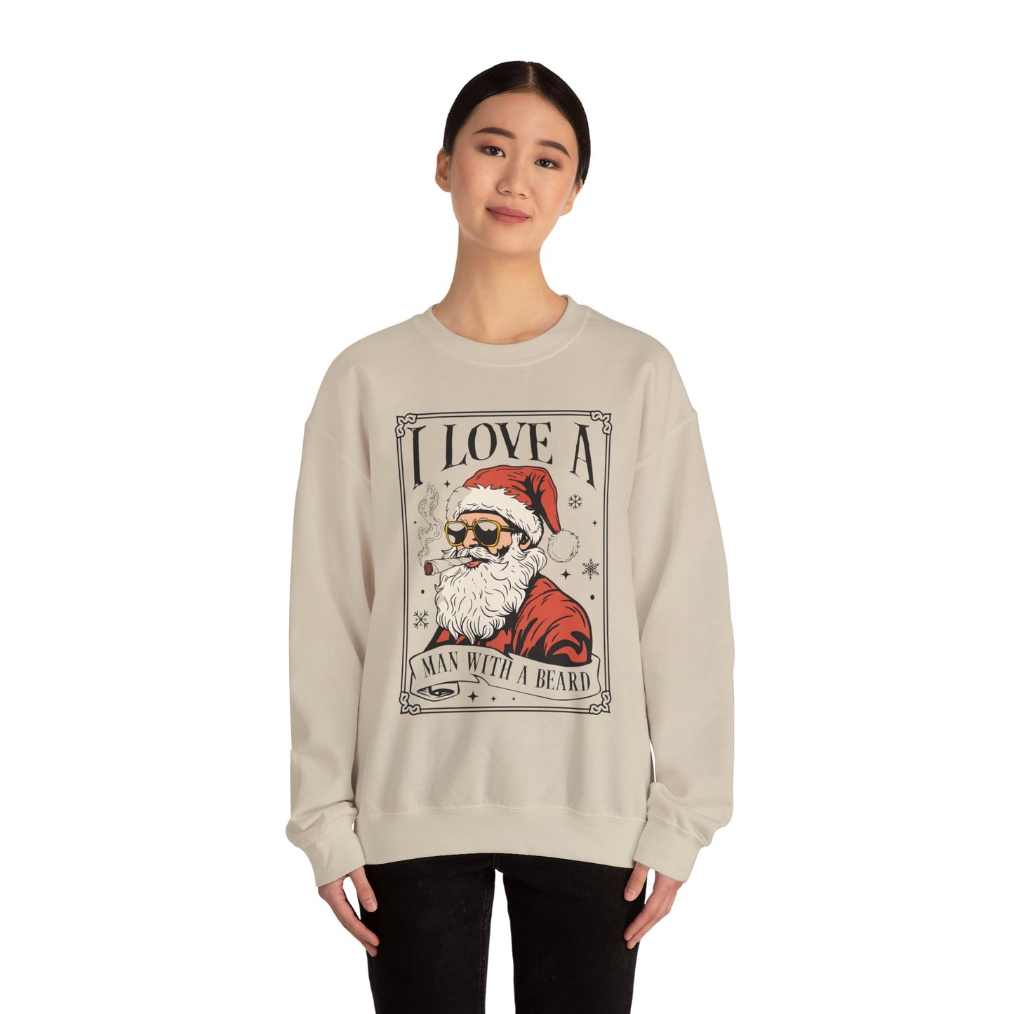 Sweatshirt - Cozy Holiday Crewneck, Christmas Gift, Unisex Pullover, Santa Vibes, Festive Apparel, Christmas, gift for her
