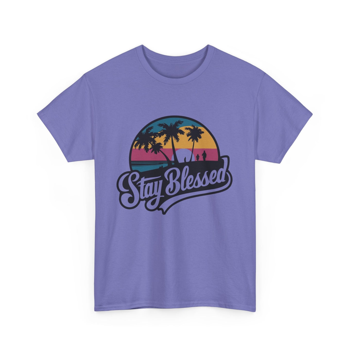 Stay Blessed Unisex Heavy Cotton Tee – Casual Comfort for Positive Vibes