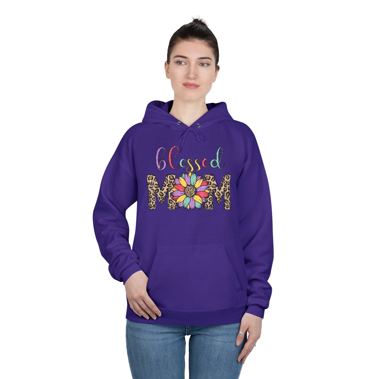 Blessed Mom Eco-Friendly Pullover Hoodie