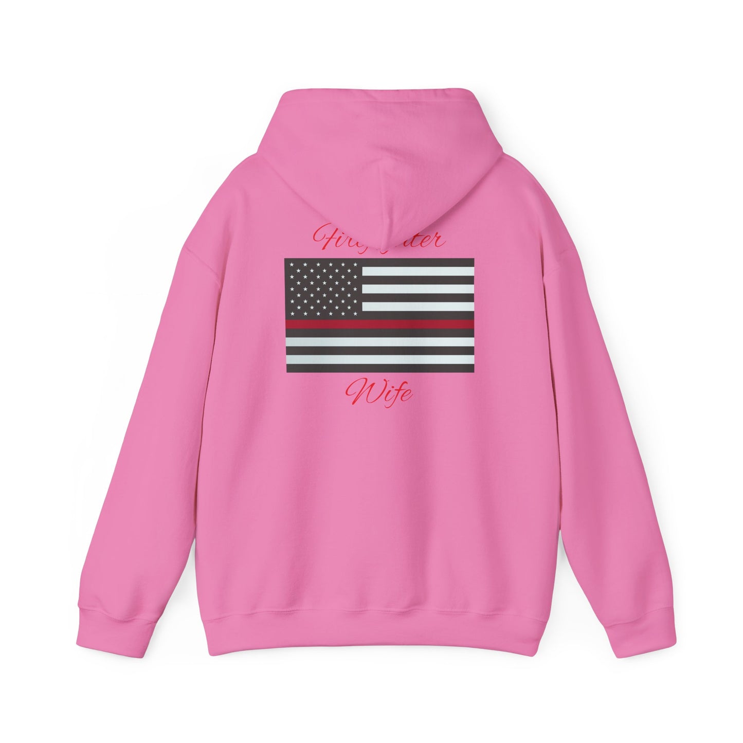 Firefighter Wife Hooded Sweatshirt - Unisex Heavy Blend™ - Support & Honor