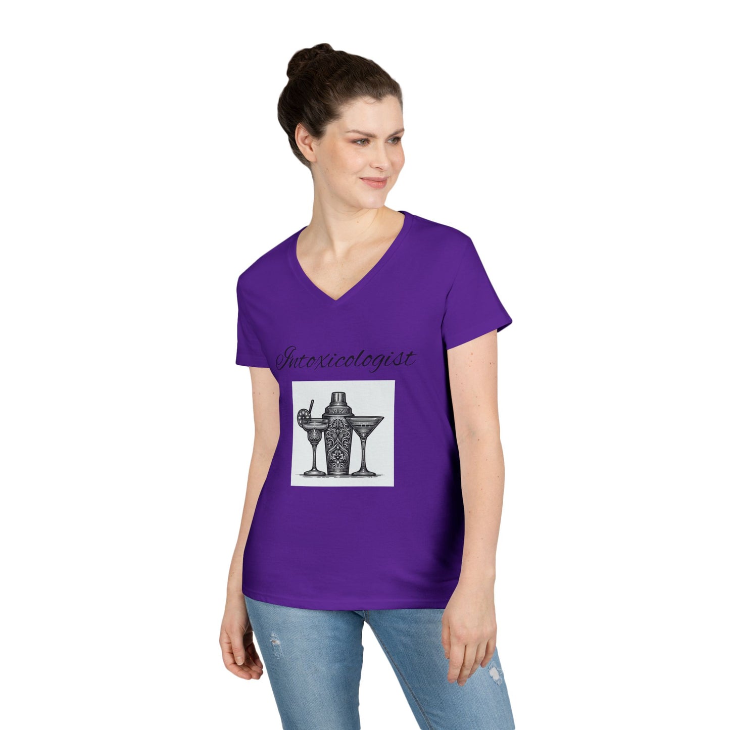 Ladies' V-Neck T-Shirt