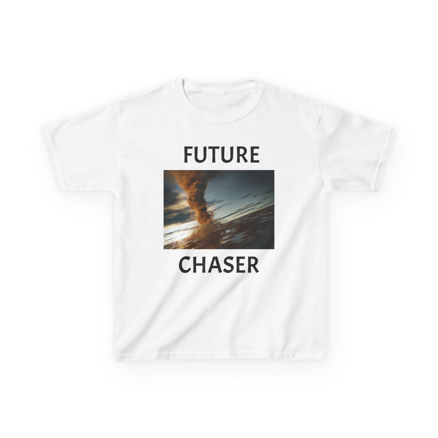 Kids Future Chaser Tornado Tee - Exciting Cotton T-Shirt for Young Adventurers