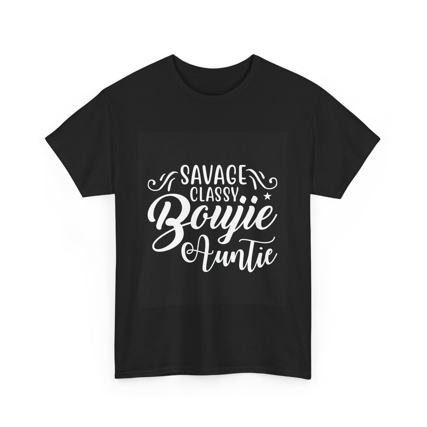 Savage Classy Boujie Auntie Unisex Heavy Cotton Tee