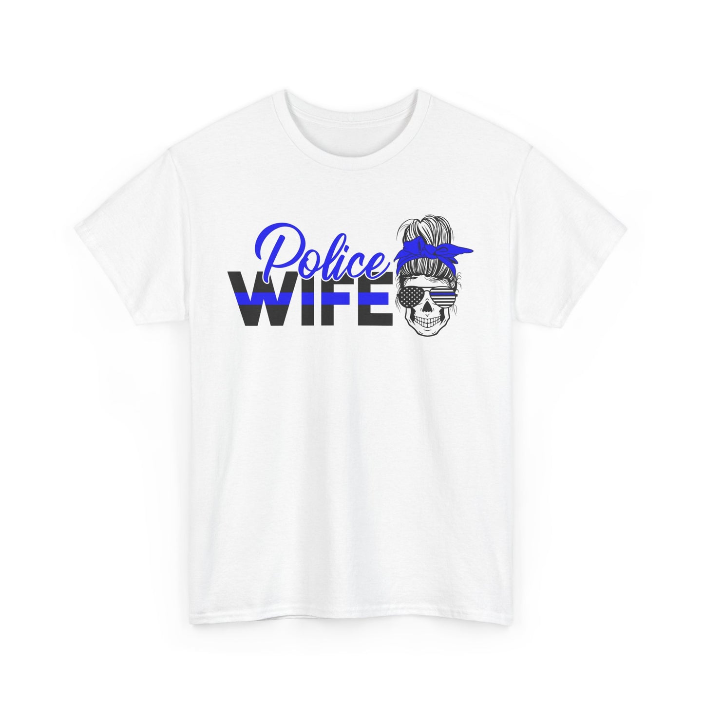 Police Wife Unisex Heavy Cotton Tee - Support Your Local Hero