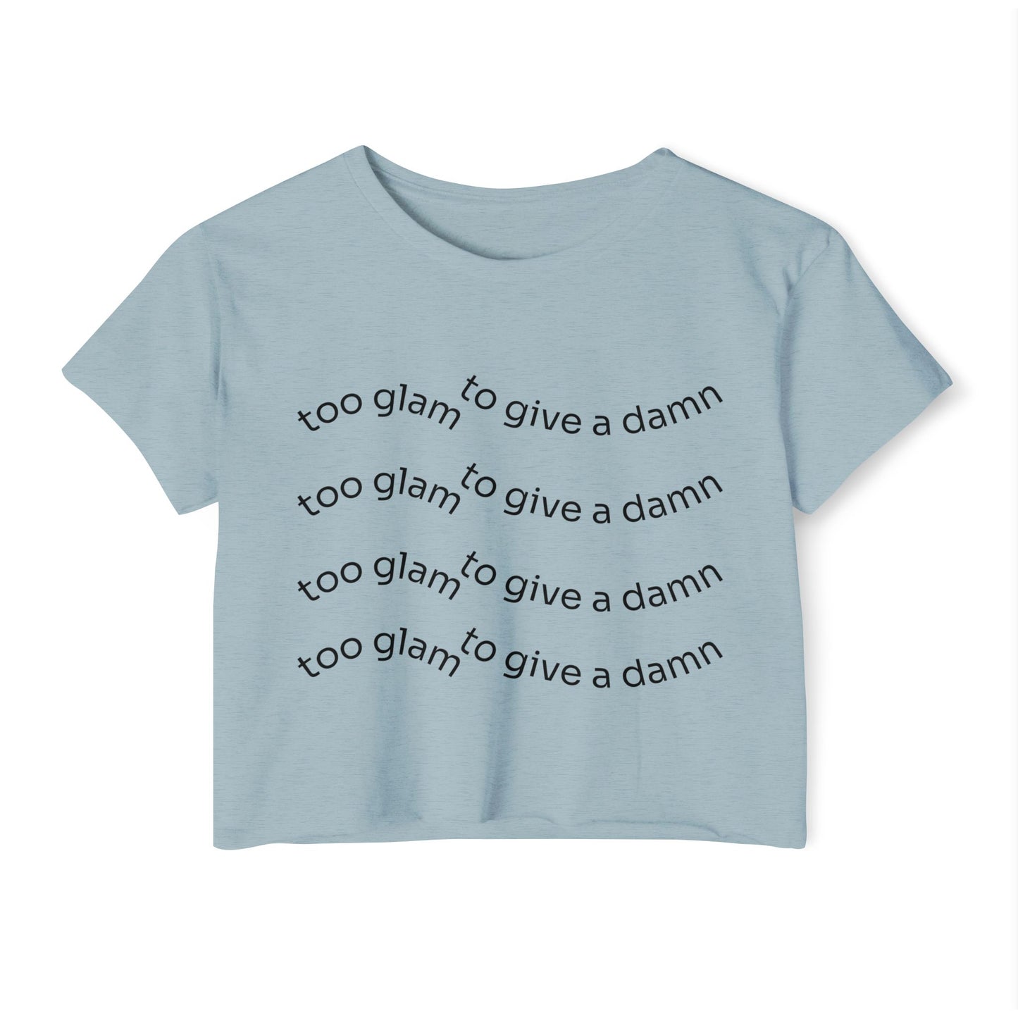 Chic Festival Crop Top, Women's Graphic Tee, Casual Summer Top, Trendy Clubwear, Gift for Her, Festival Fashion