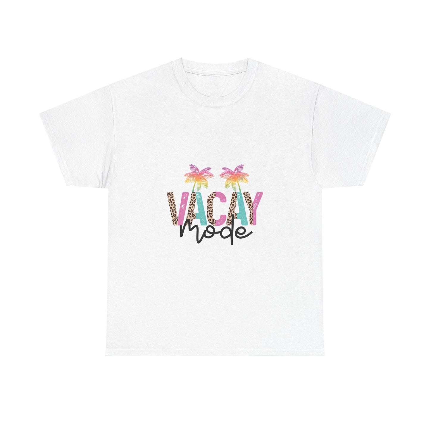 Vacay Mode Unisex Heavy Cotton Tee - Summer Vibes Tee for Travel Enthusiasts