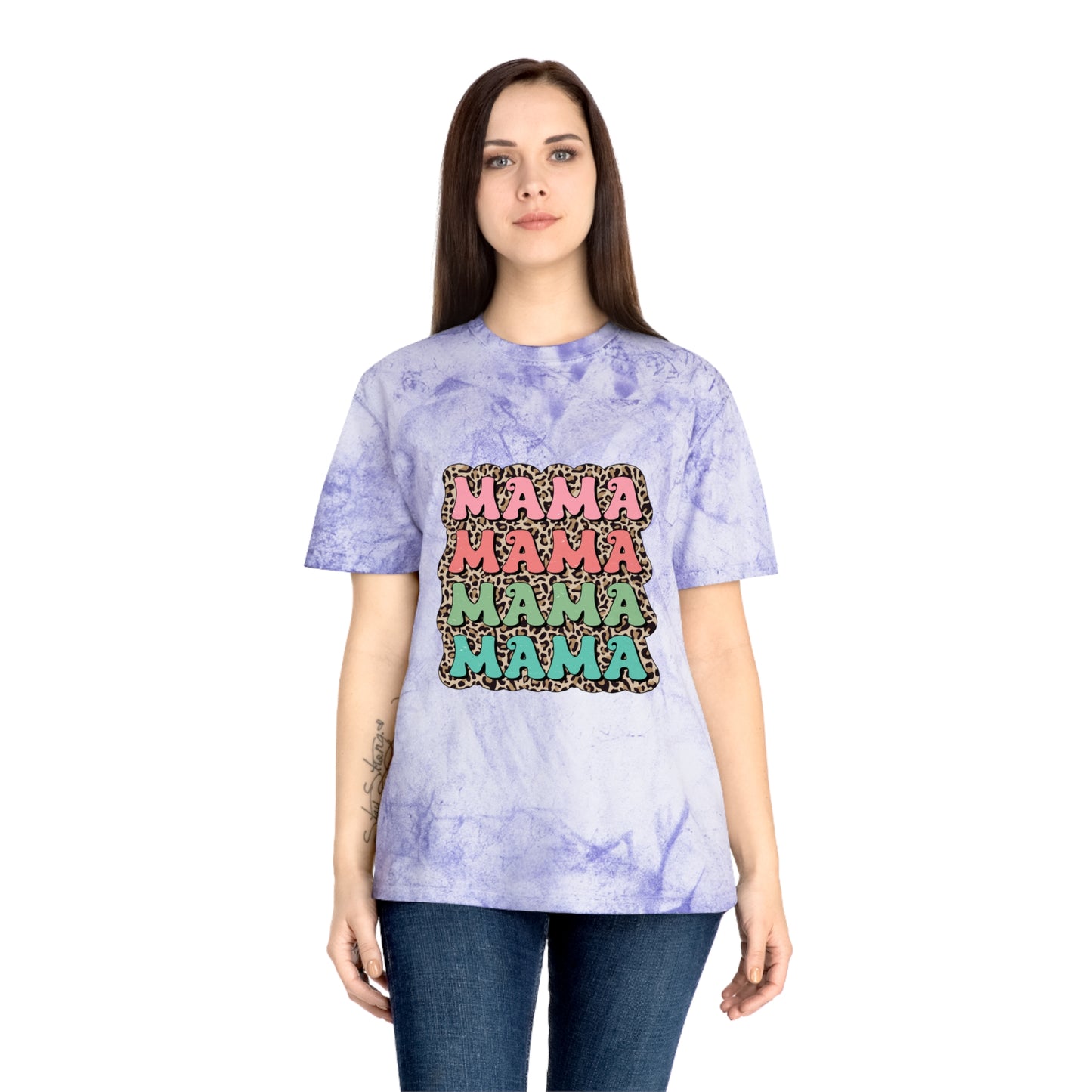 Color Blast Mama T-Shirt - Fun & Trendy Unisex Tee for Moms