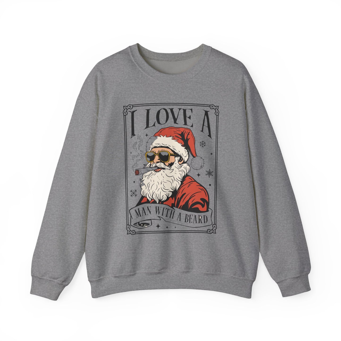 Sweatshirt - Cozy Holiday Crewneck, Christmas Gift, Unisex Pullover, Santa Vibes, Festive Apparel, Christmas, gift for her